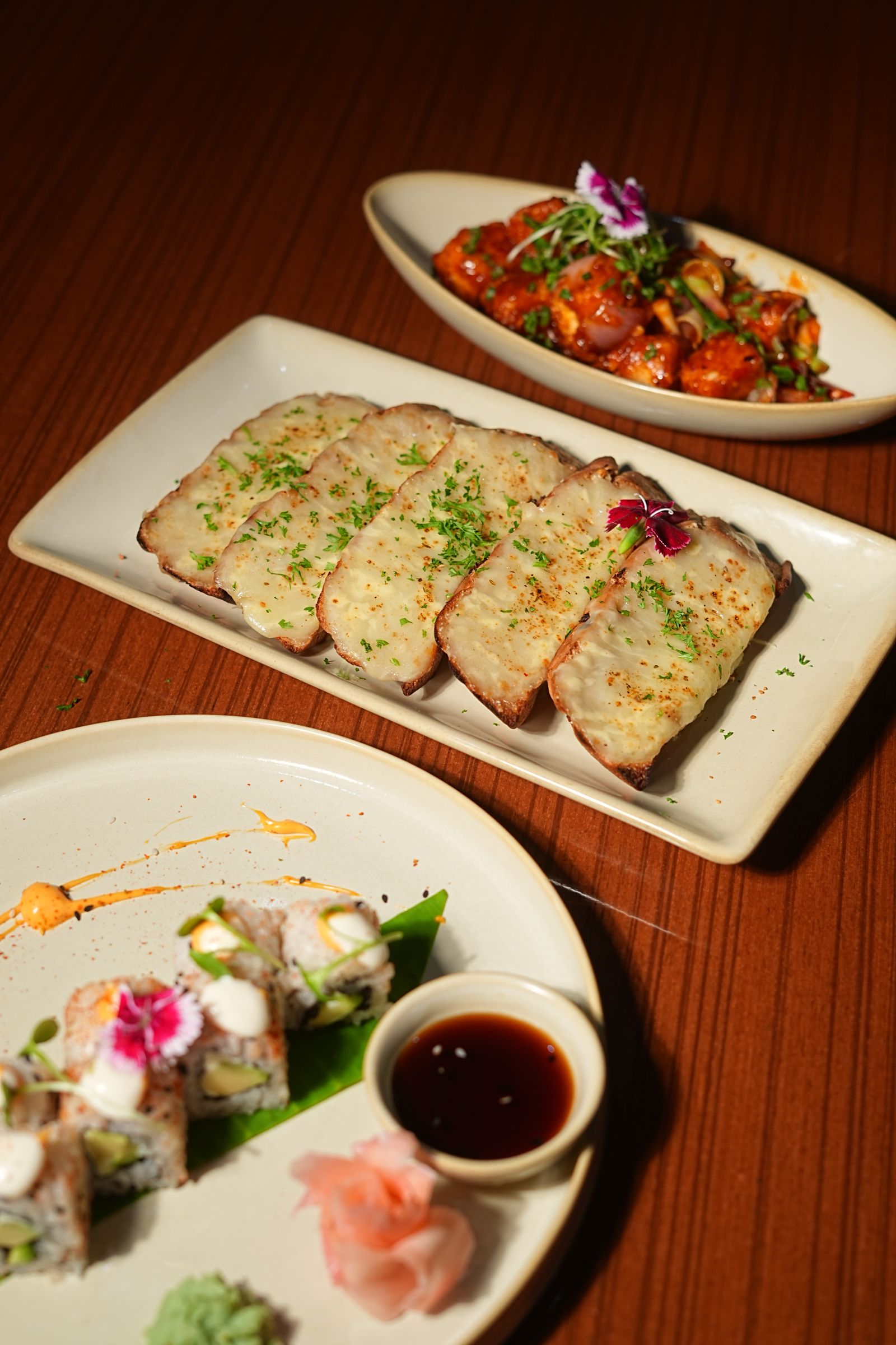 Cloud by Vintage Culture β cheese toast & sushi