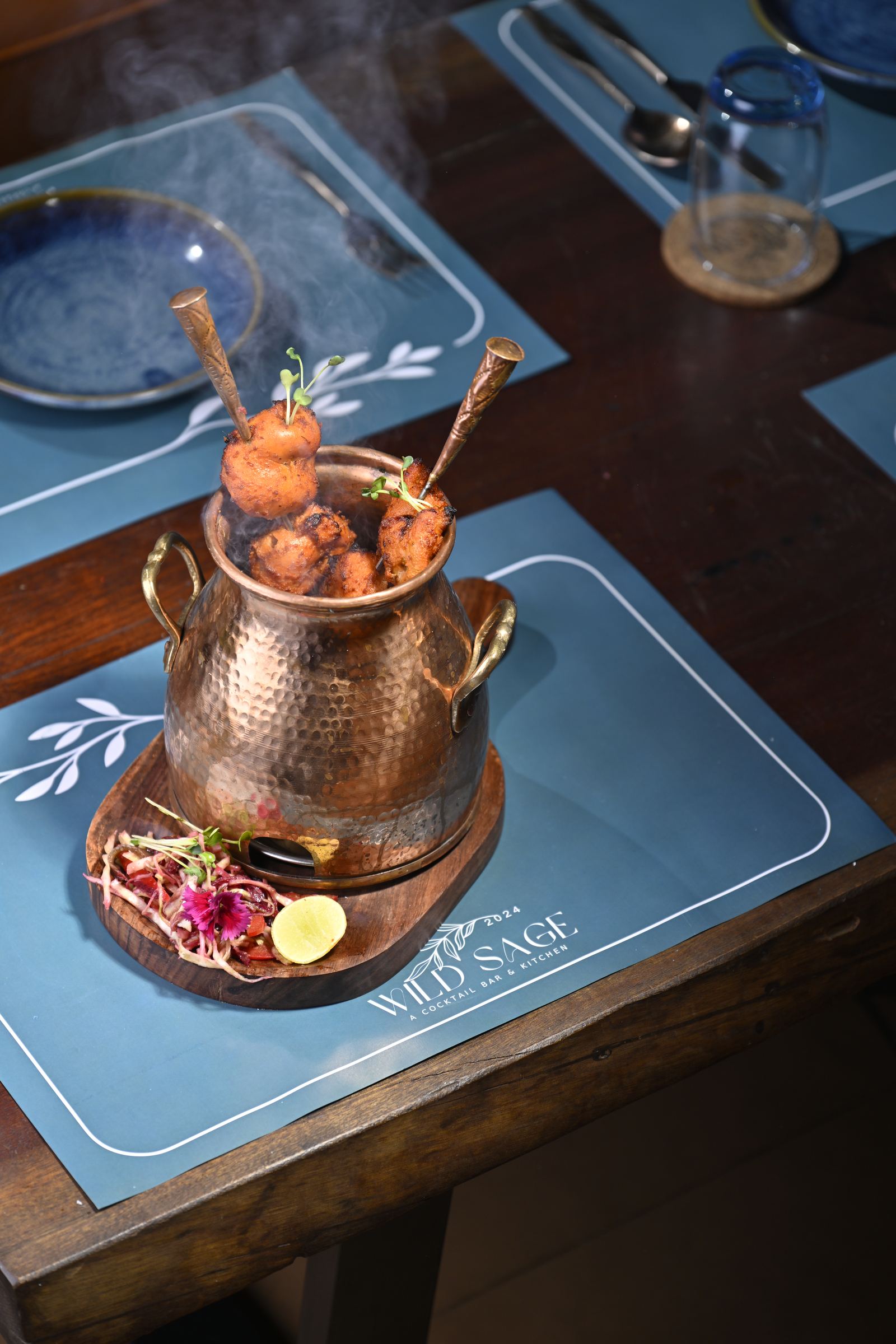 Wild Sage β bar and open kitchen